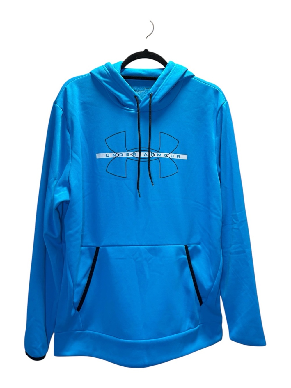 Under Armour Bright Blue Pullover Hoodie with Logo